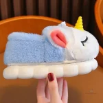 Chaussons Licorne pour l'hiver