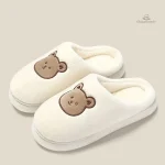 Chausson Mignon Femme en Tissu Doux