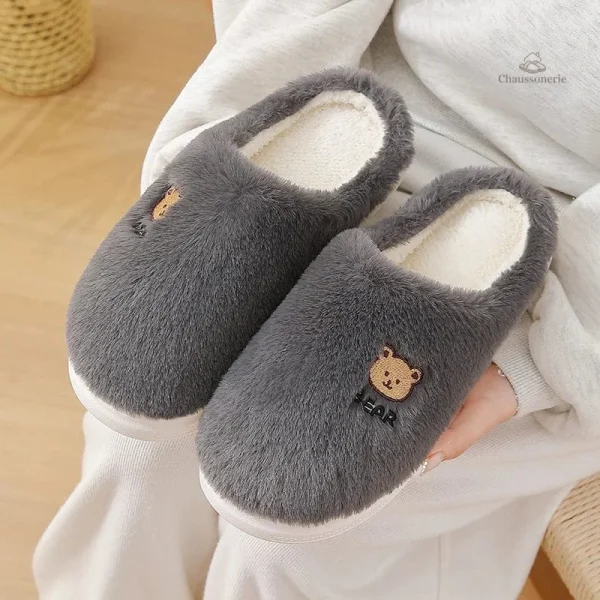 Chausson Mignon Femme avec Doublure Chaude