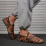 Chausson élégant homme zébré