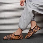 Chausson zébré pour le confort