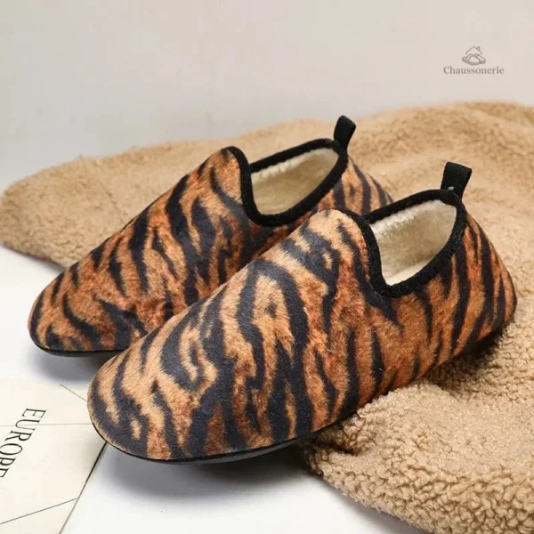 Chausson zébré pour homme moderne