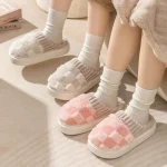 Mule d'intérieur pour femme en hiver