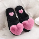 Chausson Mule Femme Cœur