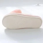 Mule chaude pour femme, motif cœur