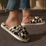 Chausson mule ouverte femme hiver - vue 5