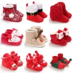 Chausson Noël Bébé souple pour les petits pieds