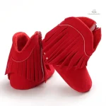 Chaussons souples pour bébé, style Noël