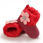 Chaussons bébé en feutre pour Noël