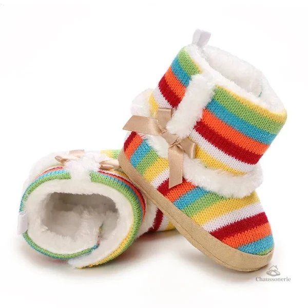 Chausson Noël Bébé souple pour les petits pieds - vue 7