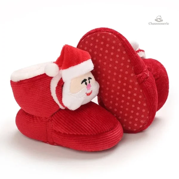 Chausson Noël Bébé souple pour les petits pieds - vue 12