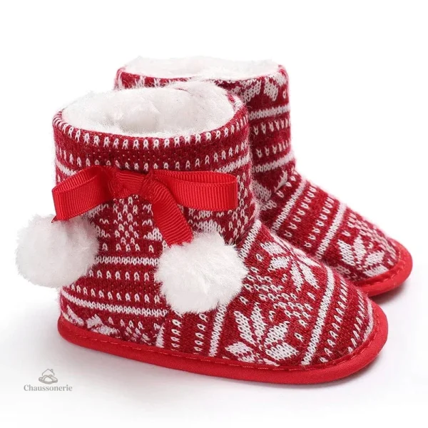 Chausson Noël Bébé souple pour les petits pieds - vue 18
