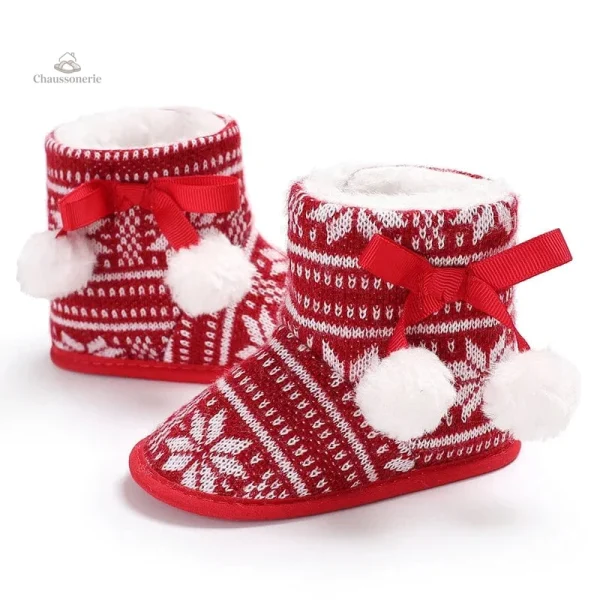 Chausson Noël Bébé souple pour les petits pieds - vue 20