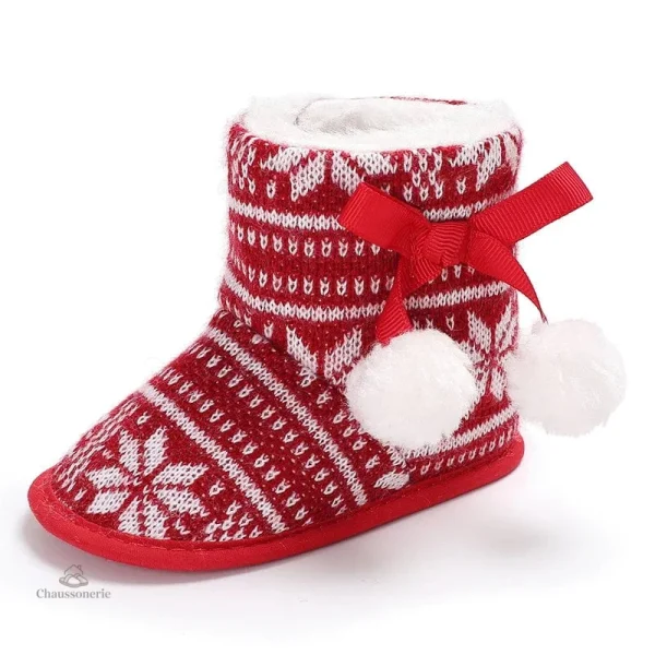 Chausson Noël Bébé souple pour les petits pieds - vue 23