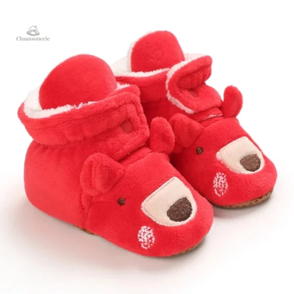 Chausson Noël Bébé souple pour les petits pieds - vue 24