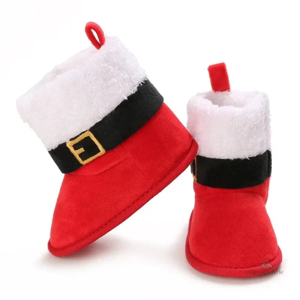 Chaussons souples Noël pour bébés joyeux