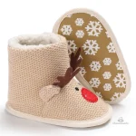 Chausson Noël Bébé souple pour les petits pieds - vue 37