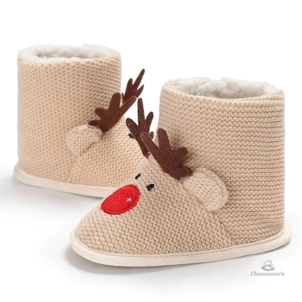 Chausson Noël Bébé souple pour les petits pieds - vue 38