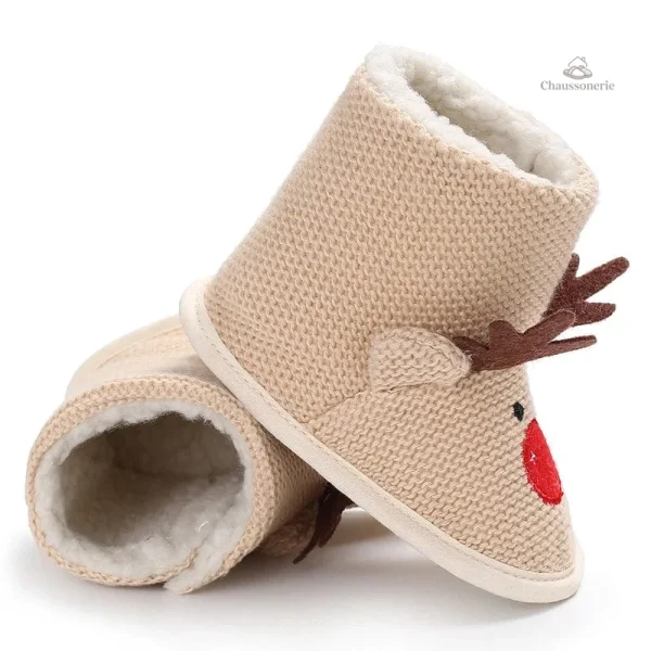 Chausson Noël Bébé souple pour les petits pieds - vue 39