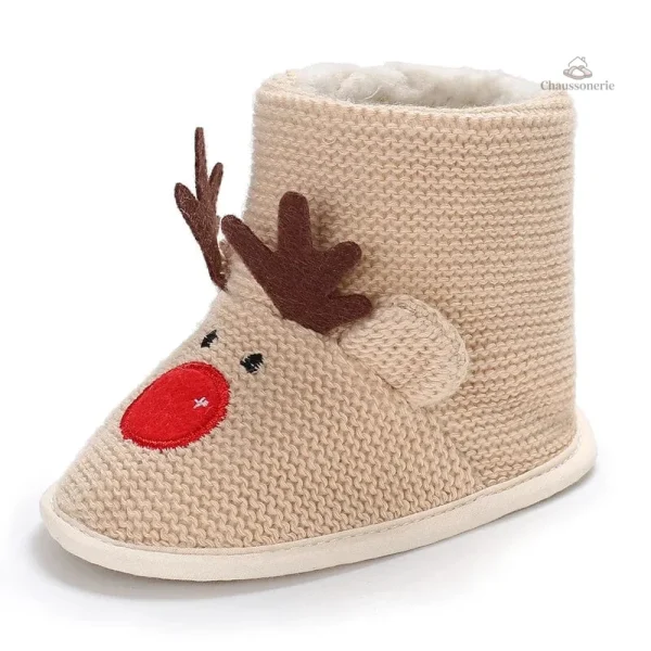 Chausson Noël Bébé souple pour les petits pieds - vue 40