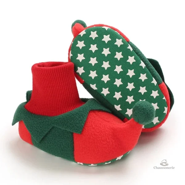 Chausson Noël Bébé souple pour les petits pieds - vue 42
