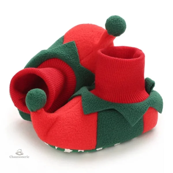 Chausson Noël Bébé souple pour les petits pieds - vue 43