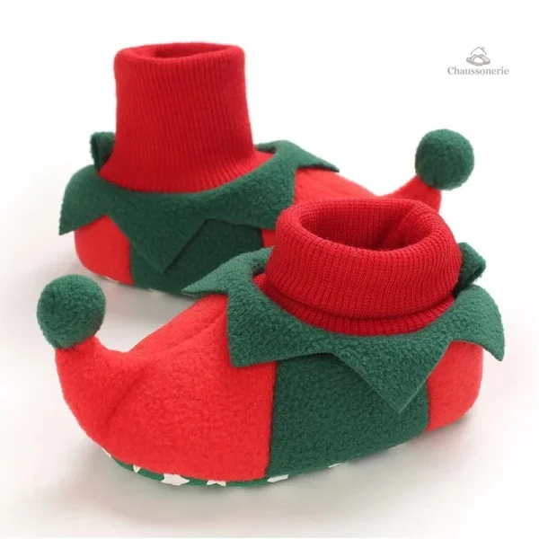Chausson Noël Bébé souple pour les petits pieds - vue 45