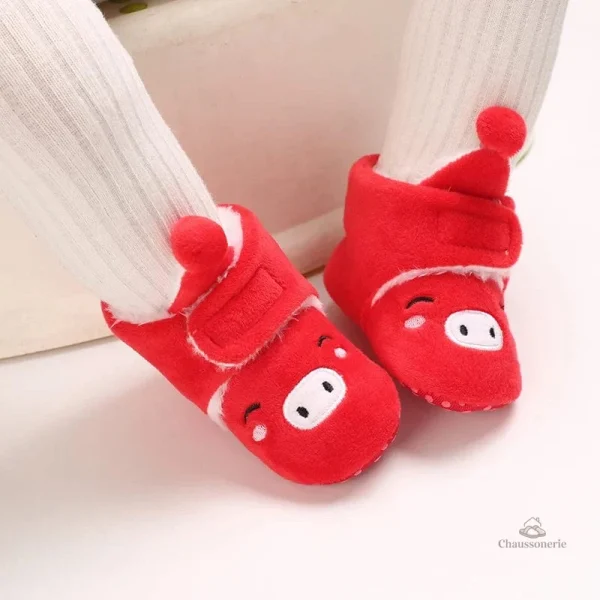 Chausson Noël Bébé souple pour les petits pieds - vue 57