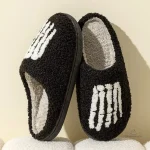 Chausson femme style squelette