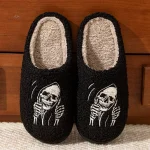Chausson femme original avec design squelettique