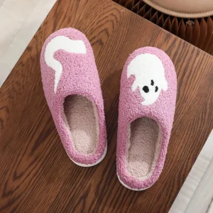 Chausson femme hiver doux et chaleureux