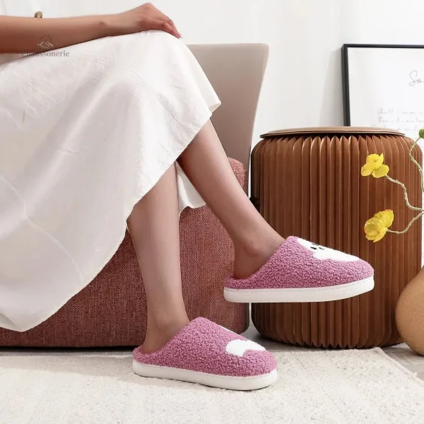 Chausson femme d'intérieur parfait pour la saison froide