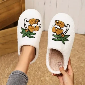 Chausson doux Pilou Pilou pour femmes, style cocotier