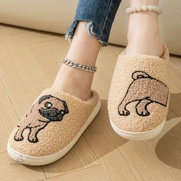 Chausson Femme Hiver doux et confortable
