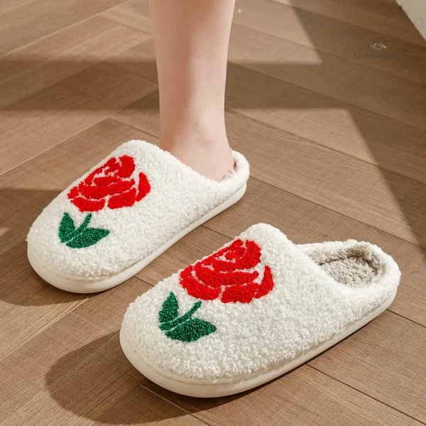 Chaussons d'hiver pour femme, design Pilou Pilou élégant