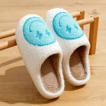 Chausson Rigolo Smiley Bleu pour homme