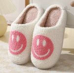 Chausson Rigolo Smiley Rose pour femme