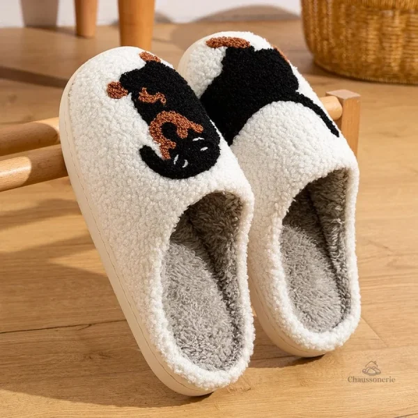 Chaussons rigolos teckel, confort à la maison