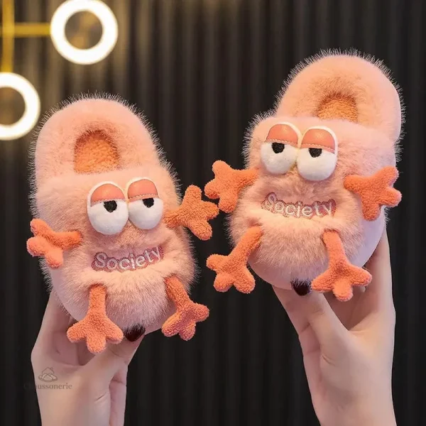 Chaussons enfant à motifs rigolos