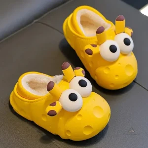 Chaussons enfant avec motifs rigolos