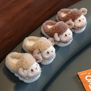Chaussons Garçon en forme de mouton