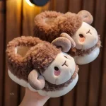 Chaussons pour enfants, style mouton