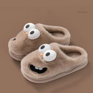 Chaussons homme originaux avec design ludique