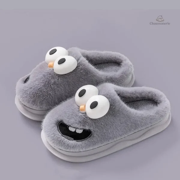 Chaussons rigolos pour hommes, parfaits pour la maison