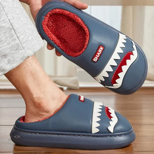 Chausson homme requin tendance