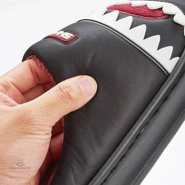 Chaussons homme en forme d'animaux