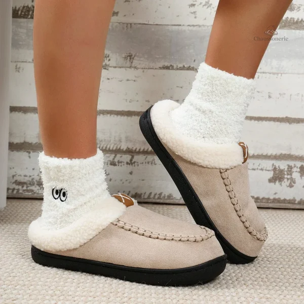 Chaussons douillets pour vos moments détente