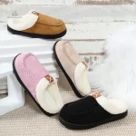 Chaussons en peluche pour femme moderne