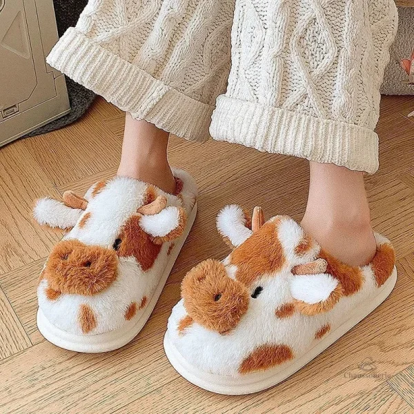Chausson vache pour un confort douillet