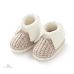 Chaussons pour bébé en crochet colorés
